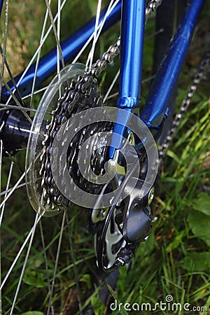 Bicycle gears Stock Photo