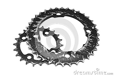 Bicycle gears Stock Photo