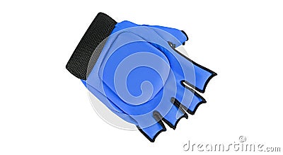 Bicycle glove Isolated on a white Stock Photo