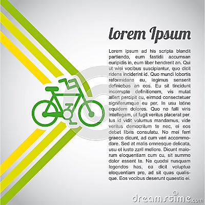 Bicycle infographics Vector Illustration