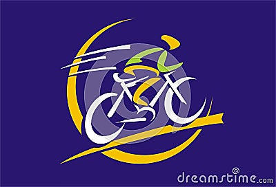 Bicycle logo Vector Illustration