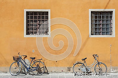 Historical street in Pisa, Tuscany, Italy Stock Photo