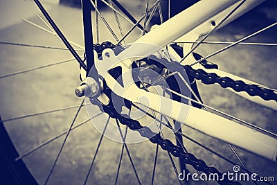 Bicycle part Stock Photo