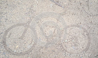 A Bicycle Pattern Stock Photo