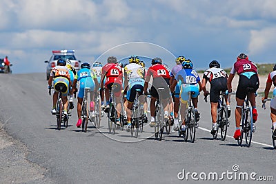 Bicycle race Editorial Stock Photo