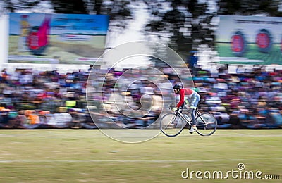 Bicycle race Editorial Stock Photo