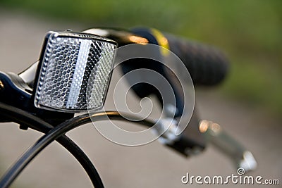 Bicycle reflector Stock Photo