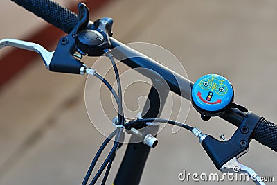 Bicycle Ringing bell Stock Photo