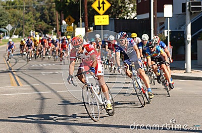 Bicycle Road Race Editorial Stock Photo