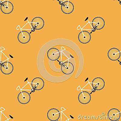 Bicycle Vector Pattern Vector Illustration