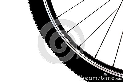 Bicycle wheel Stock Photo