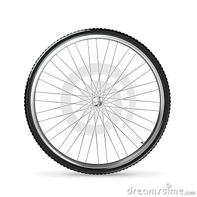 Bicycle wheel Vector Illustration