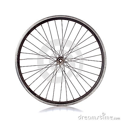 Bicycle wheel Stock Photo