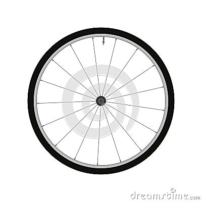 Bicycle wheel vector Vector Illustration