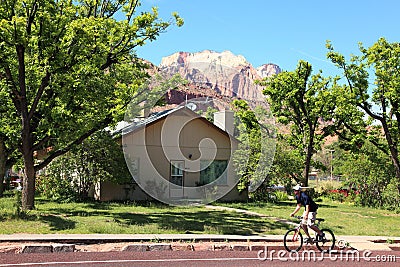 Zion National Park 8 Editorial Stock Photo