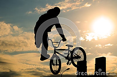 Bicyclist Stock Photo