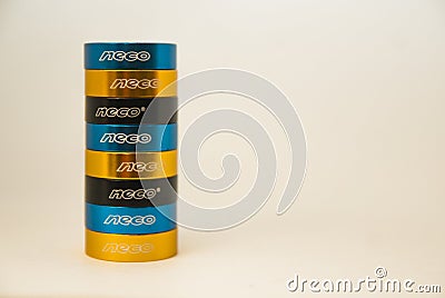 Bicyle spare part and accessory Editorial Stock Photo