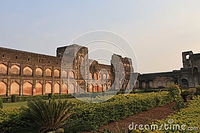 Bidar Fort at dusk , Bidar, India Stock Photo