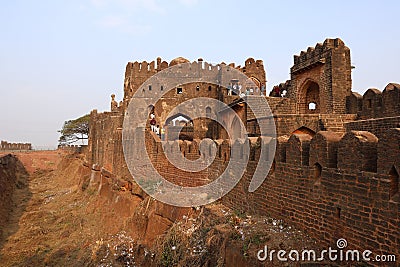Bidar Fort, Bidar, Karnataka, India. Editorial Stock Photo
