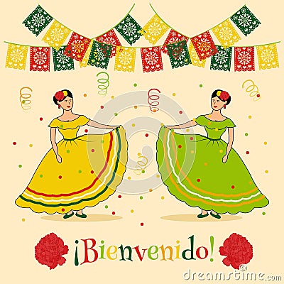 Bienvenido Vector Illustration