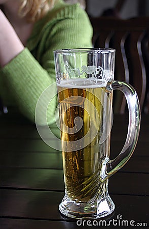 Bier Cup Stock Photo