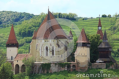 Biertan fortified church Stock Photo