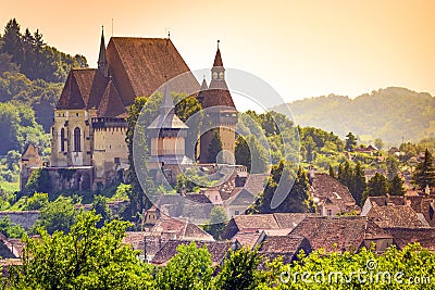 Biertan Fortified church, Romania Stock Photo