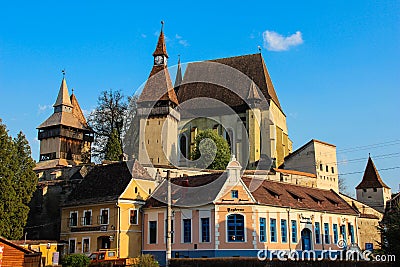 Biertan Fortified Church, Transylvania - Biserica Fortificata Biertan Editorial Stock Photo