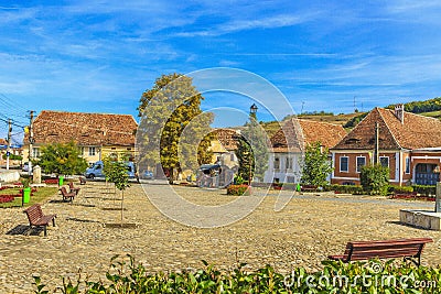 Biertan village Editorial Stock Photo