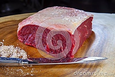 Bife de chorizo, traditional Argentine parrilla Stock Photo