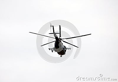 Big army helicopters Stock Photo