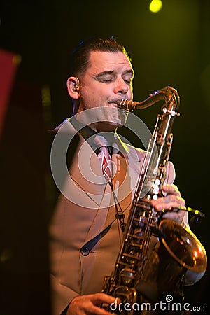 Big Bad Voodoo Daddy Editorial Stock Photo