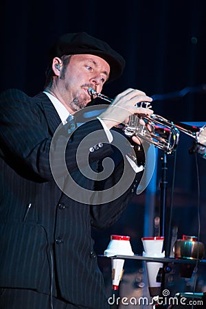 Big Bad Voodoo Daddy Editorial Stock Photo