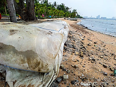 Big bag Coastal Stock Photo