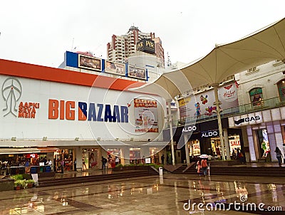 Big Bazaar hypermarket, Lower Parel, Mumbai Editorial Stock Photo