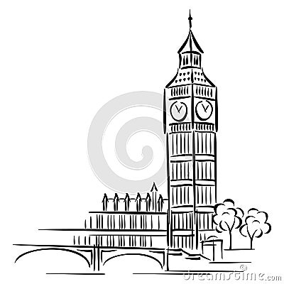 Big Ben Vector Illustration