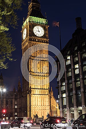 Big Ben in the evening Editorial Stock Photo