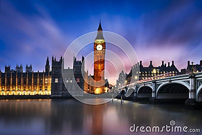 Big Ben and House of Parliament Stock Photo