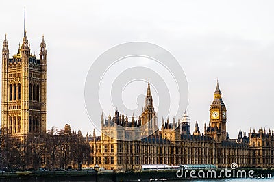 Big Ben and Houses of Parliament, London, UK Stock Photo