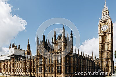 Big Ben and Houses of parliament, London, UK Stock Photo