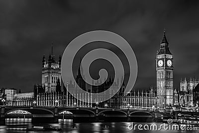 Big Ben, Palace of Westminster (Houses of Parliament) Stock Photo