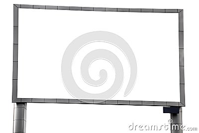 Big blank billboards Stock Photo