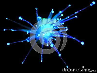 Big Blue Bang Stock Photo