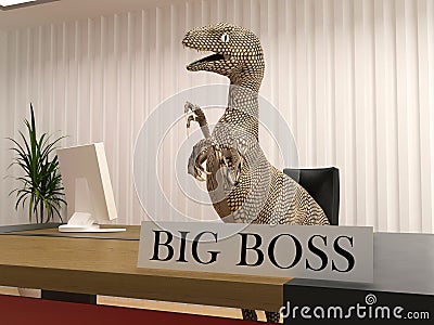 The big boss Stock Photo