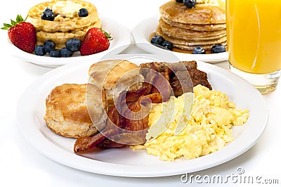 Big Breakfast Stock Photo