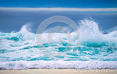 Big breaking Ocean wave Stock Photo