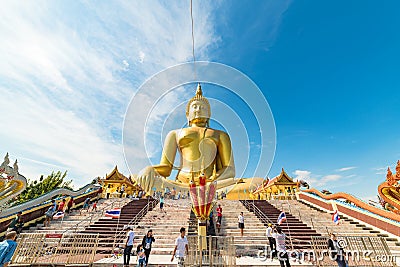 The Big Buddha of Thailand statue Editorial Stock Photo