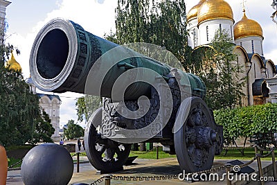 big cannon ,Moscow Kremlin Stock Photo