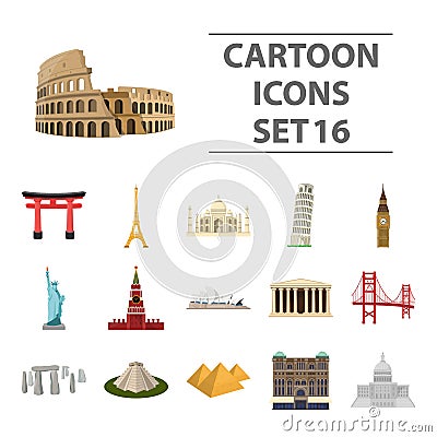 Big collection of countries vector symbol stock illustration Vector Illustration