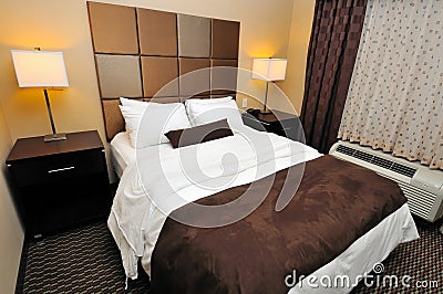 Big and comfortable lodging Stock Photo